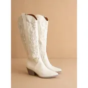 Samara Tall Boot - White