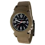 Bertucci A-2S Construction King Unisex Black Dial Coyote Tridura Band Japanese Quartz Watch - 11116