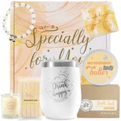 9 Pcs Vanilla Bath Set Gifts for Mom