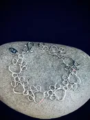 Sterling Silver Paw Bracelet