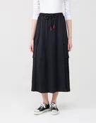 29"-33"-37" Jersey Skirt with Elastic Drawstring Waist and Cargo Pockets