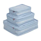 Baby Blue Gingham Stacking Set | Mint