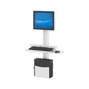Computer Workstation Wall Mounted Track