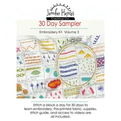 30 Day Sampler Embroidery Class Volume 2 by Jennifer Heynan