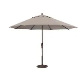 11' Bronze Frame Market Umbrella - Auto-Tilt