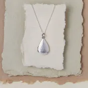 Floral Tear Drop Locket