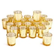 Gold Votive Candle Holder