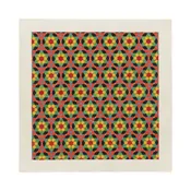 Coral Ground Geometric Color Pattern — Layla Brooklyn