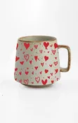 Artsy Em Heart Message Mug