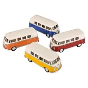 5" Diecast Pull Back 1962 VW Classic Bus