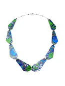 Alfi Necklace | Lotus Blue — Zass | Made From Rescued Materials