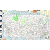 Pennsylvania State Wall Map Executive