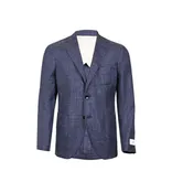AGNONA Hemp Blend Twill Soft Blazer