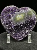 Amethyst Large Heart from Uruguay (#1019)