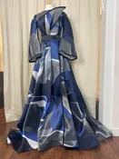 Erlenn • Blue Dimensional Gown