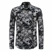 Skull &amp;amp; Roses Dress Shirt