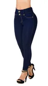 Agustina Jeans Levantacola Bota Skinny 50566P-N