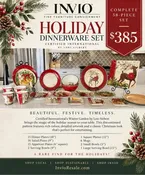58 Piece Set Certified International "Winter Garden" By Lori Siebert