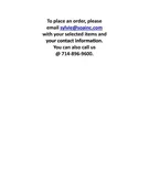 PLACE AN ORDER — SOA Signs