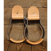 1" Iron Oxbow Stirrups