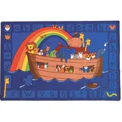 Alphabet Noah Sunday School Style Rug