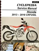 Honda CRF250L Service Manual: 2013-2018