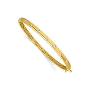 10kt-Gold-Bangle-Bracelet-With-Lab-Diamonds