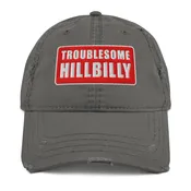 Troublesome Hillbilly – THE destressed HAT (grey)