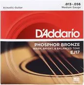 D’Addario EJ17 – Phosphor Bronze Medium Acoustic Strings