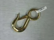 1&1/8″ Rigid Round Eye Bronze Safety Hook