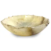 Agate Gemstone Bowl: Hand Carved Raw Edge Crystal Matrix