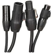 Accu-Cable IP65 DMX/Power Combo Cable Seetronic Locking | 6 ft