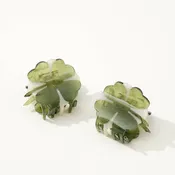 Adorro - Lucky Four Leaf Clover Claw Clip - Small