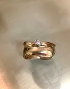 14ky wave band with white diamond