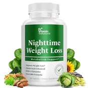 Dr Vitamin Nighttime Fat Burner Supplements - Appetite Suppressants for Weight Loss - Metabolism Booster Weight Loss Pills - Night-Time Fat Burner for Women and Men