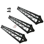 5Ft Triangle Truss Extension (3-PACK) by GRIFFIN – Stage Mount Trussing Sections for DJ Booth Lighting System – Mount Light Cans & Sound Effects for Pro Audio Equipment Gear, Parties & Live Gigs