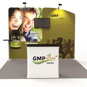 10×10 ft Trade Show Exhibit with Podium – GMP