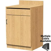 24″ Waiter/Waitress Station with Adjustable Shelf and Pull Out Drawer #M8210