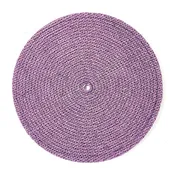12" Purple Treated - Low Stiffness - Spiral Sewn - Full Disc Sisal Buffing Wheel -  Medium Tack