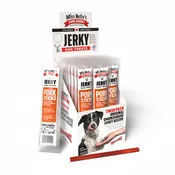 Miss Nelly's Pork Jerky Dog Treats – 24-Pack (1.27 oz Twin Packs)