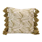 18" Sq Cotton Pillow, Fern