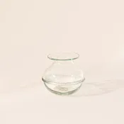 Banded Glass Round Vase