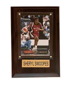Houston Comets C&I Collectibles HWC Sheryl Swoopes 4x6 Plaque