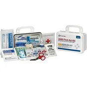 10 Person Bulk Plastic First Aid Kit, ANSI Compliant