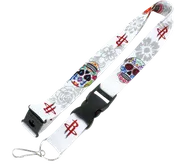 Houston Rockets Aminco Sugar Skull Lanyard