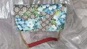 Authentic Gucci Bloom GG Clutch/Crossbody Bag