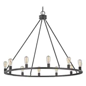 Bainbridge 48-Inch Chandelier in Bronze by Design Classics