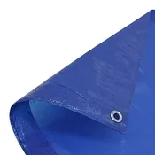 06' x 20' Regular Duty Utility Blue Tarp(Finished Size 5'6" x 19'6")