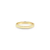 14k Gold Octagon Ring