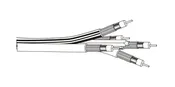 Belden # 1282P 101000 - Coax - 75 Ohm Miniature Coax 25 AWG FPFA SH PVC Black - Price per 1000 feet